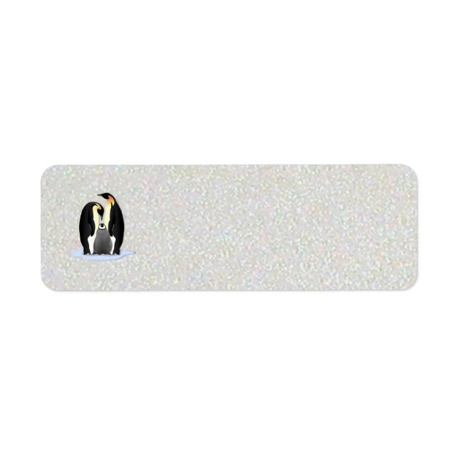 penguin family label (Front)
