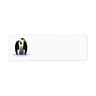penguin family label