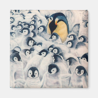 'Penguin Family' Magnet