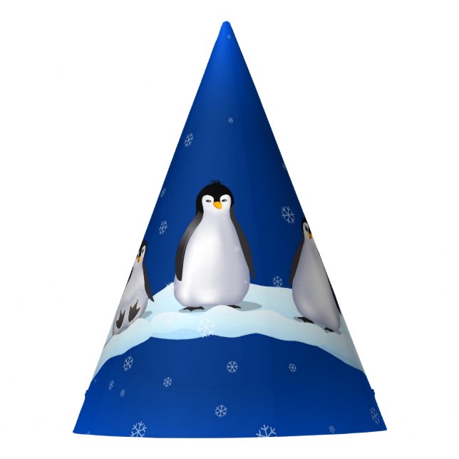 Penguin Family Party Hat (Front)