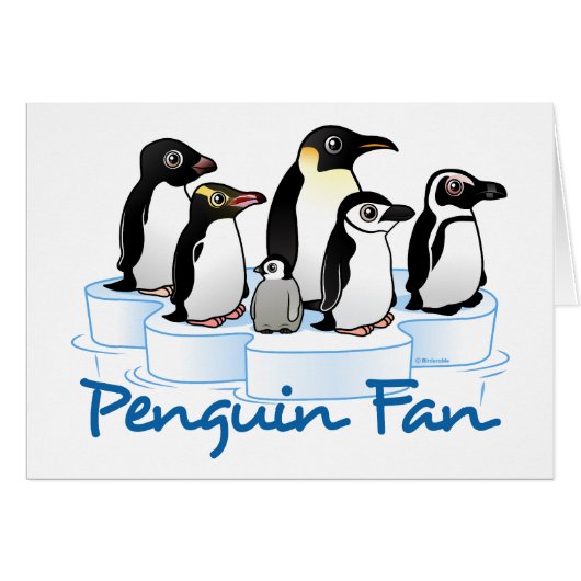 Penguin Fan Cards (Front Horizontal)