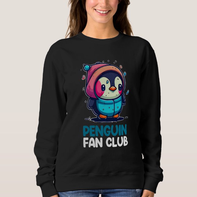 Penguin Fan Club Penguin Kids Boys Girls Sweatshirt (Front)