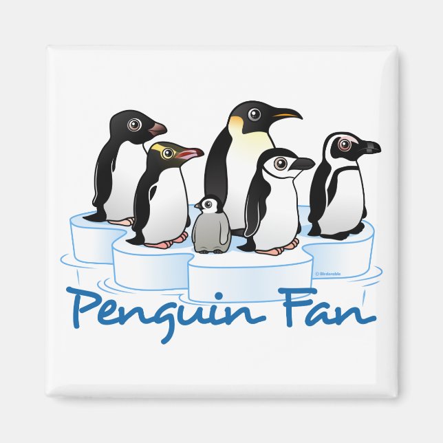 Penguin Fan Magnet (Front)