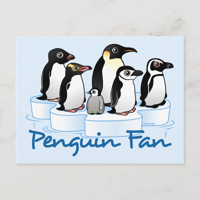 Penguin Fan Postcard (Front)