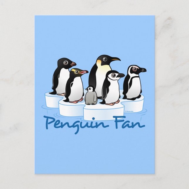 Penguin Fan Postcard (Front)