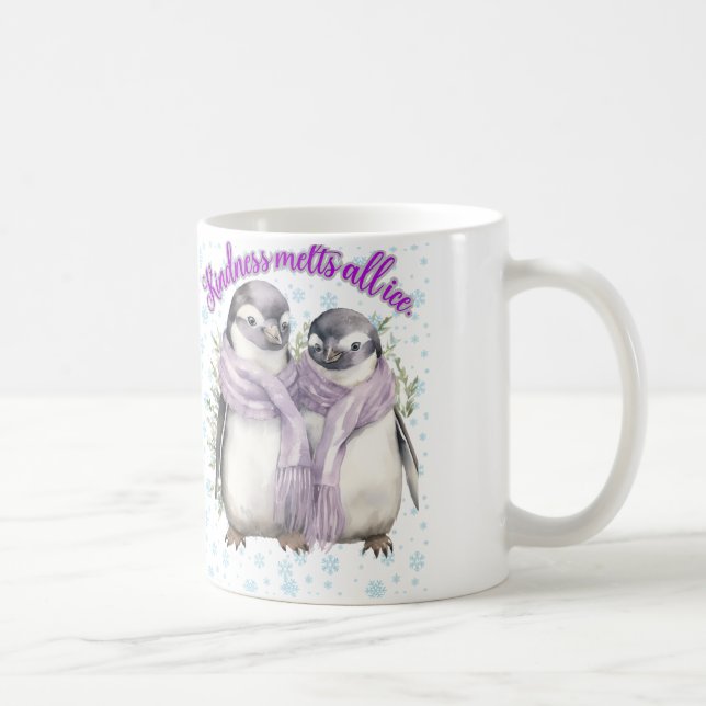 Penguin Father and Son Mug "Kindness+Melts+All+I (Right)