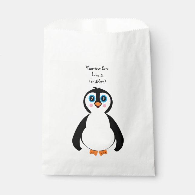 Penguin Favor bag (Front)