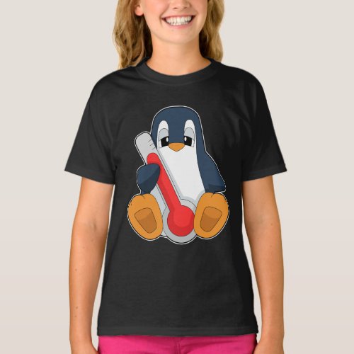 Penguin Fever thermometer T_Shirt