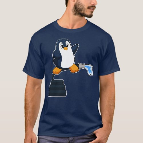 Penguin Firefighter Fire hose T_Shirt