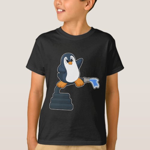 Penguin Firefighter Fire hose T_Shirt