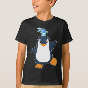 Penguin Fish Balancing T-Shirt