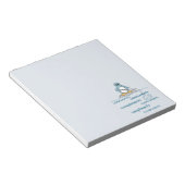 Penguin Fishing for Compliments Metaphor Notepad (Angled)