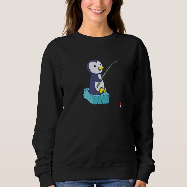 Penguin Fishing Sweatshirt (Front)