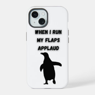 penguin flaps applaud inappropriate embarrassing iPhone 15 case