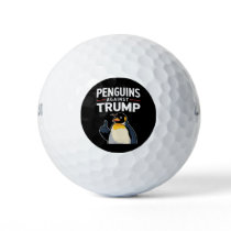 Penguin Flippers Up Resist Penguins Against Trump Golf Balls
