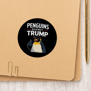 Penguin Flippers Up Resist Penguins Against Trump Patch