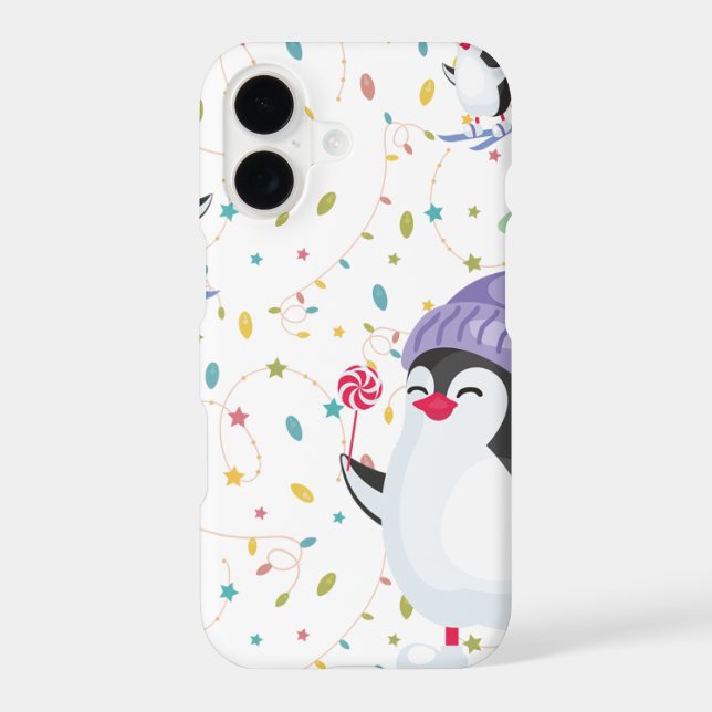 Penguin Folly Iphone Case (Back)