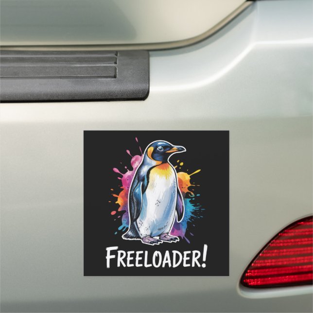 Penguin Freeloader Resist Politics Car Magnet (In Situ)