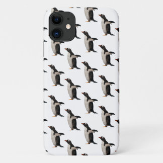Penguin Frenzy iPhone 11 Case (Choose Colour)