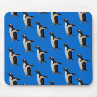 Penguin Frenzy Mousemat (Blue) Mouse Pad