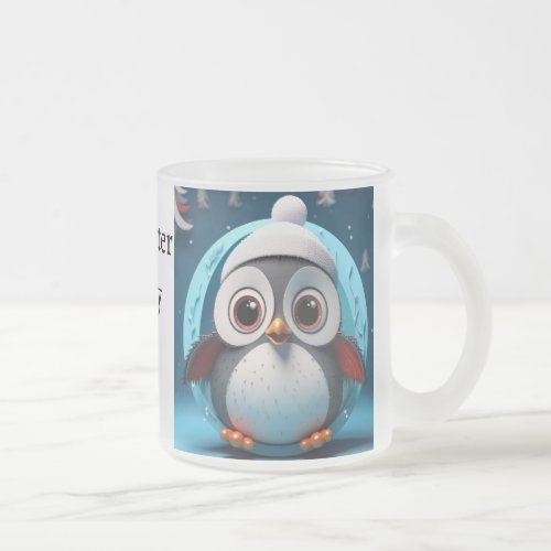 Penguin Frosty Beer Mug Custom Christmas Gift