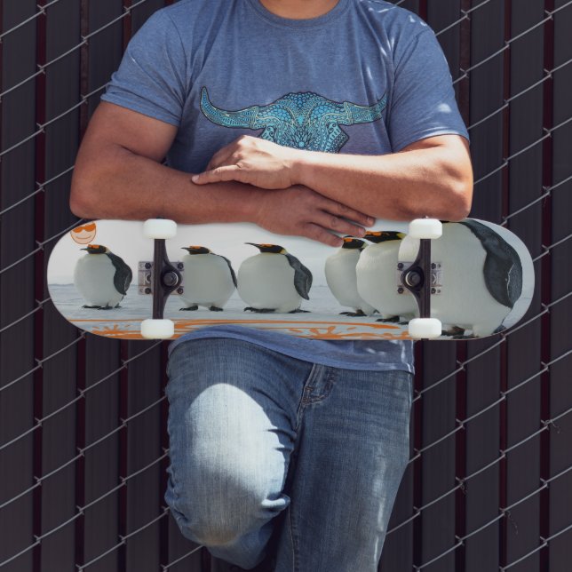 Penguin Fun In The Sun Skateboard Deck (Outdoor 3)