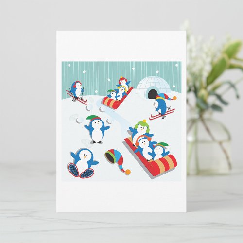 Penguin Fun Invitations