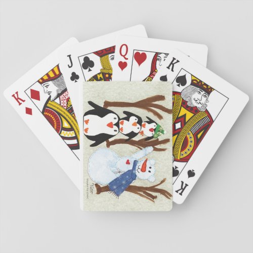 Penguin Fun _ KidsArt for CHOC Poker Cards