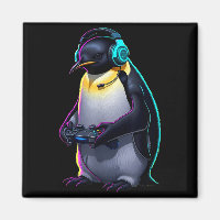 Penguin Gaming Animal Video Games Funny Penguin 