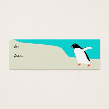 Penguin Gift Tags by LisaDHV at Zazzle
