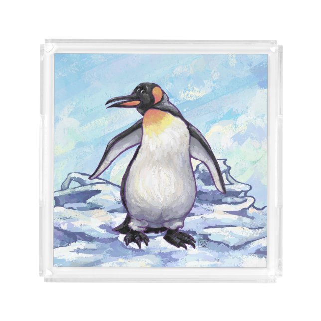 Penguin Gifts & Accessories Acrylic Tray (Front)