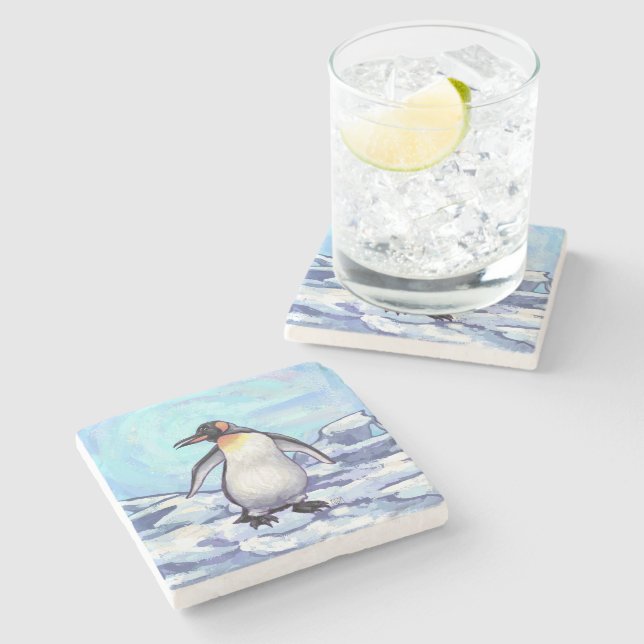 Penguin Gifts & Accessories Stone Coaster (Side)