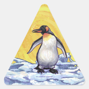 Penguin Gifts & Accessories Triangle Sticker