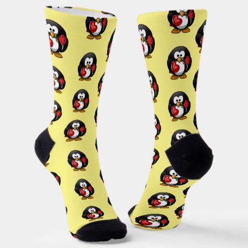 Penguin Gifts For Valentines Day Socks