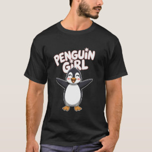 Penguin Girl Womens Penguin Apparel Kids Girls P T-Shirt