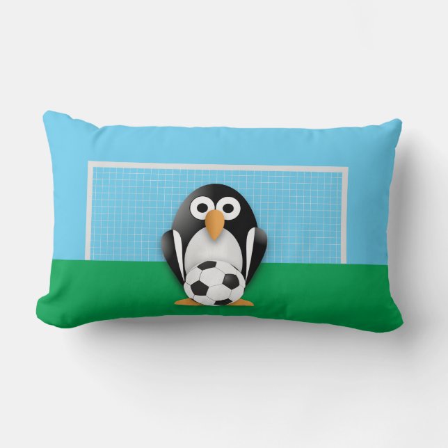 Penguin goalkeeper lumbar pillow (Front)