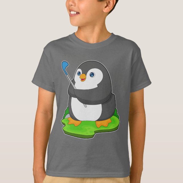 Penguin Golf Golf clubs T-Shirt (Front)