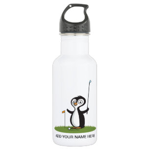 Penguin Golf Stainless Steel Water Bottle