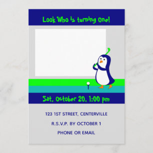 Penguin Golfing invitation