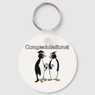 Penguin Graduates Keychain