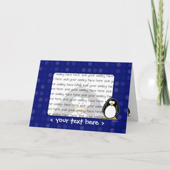 Penguin greeting card (Front)