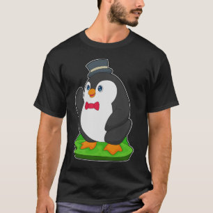 Penguin Groom Bow tie Wedding T-Shirt