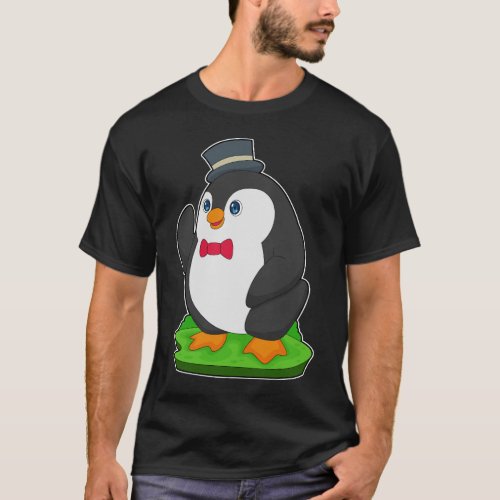 Penguin Groom Bow tie Wedding T_Shirt