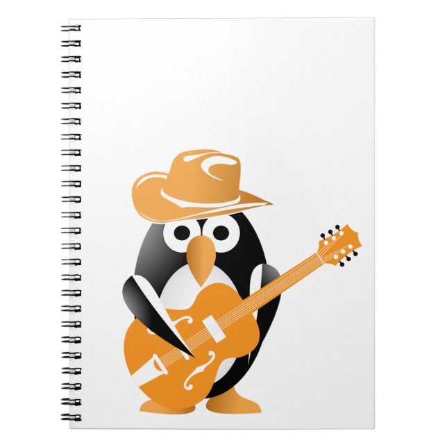 Penguin guitarist notebook (Front)
