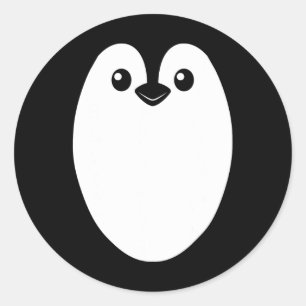 Penguin Halloween Costume For Men Women Kids Cool  Classic Round Sticker