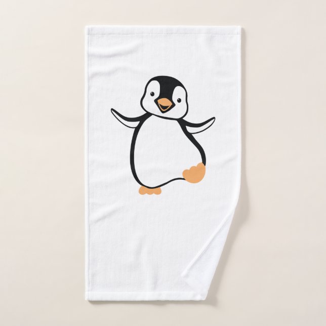 penguin hand towel  (Hand Towel)