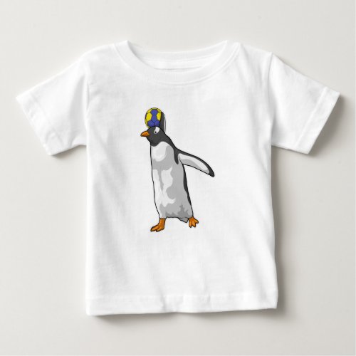 Penguin Handball player Handball Baby T_Shirt