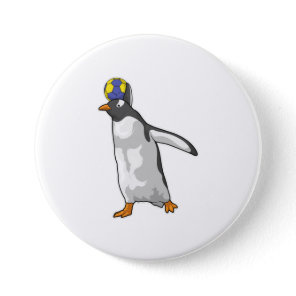 Penguin Handball player Handball Button