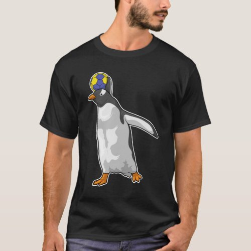 Penguin Handball player Handball T_Shirt