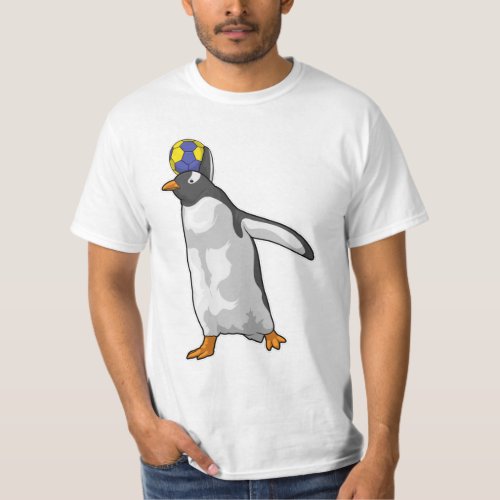 Penguin Handball player Handball T_Shirt